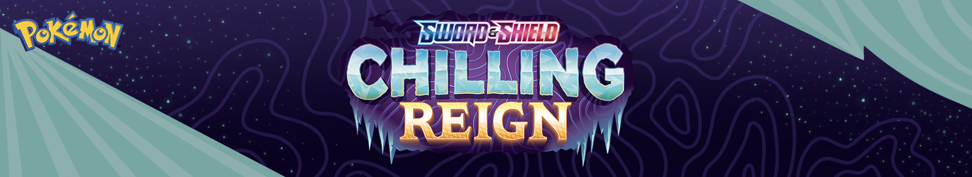 Pokemon set Chilling Reign banner