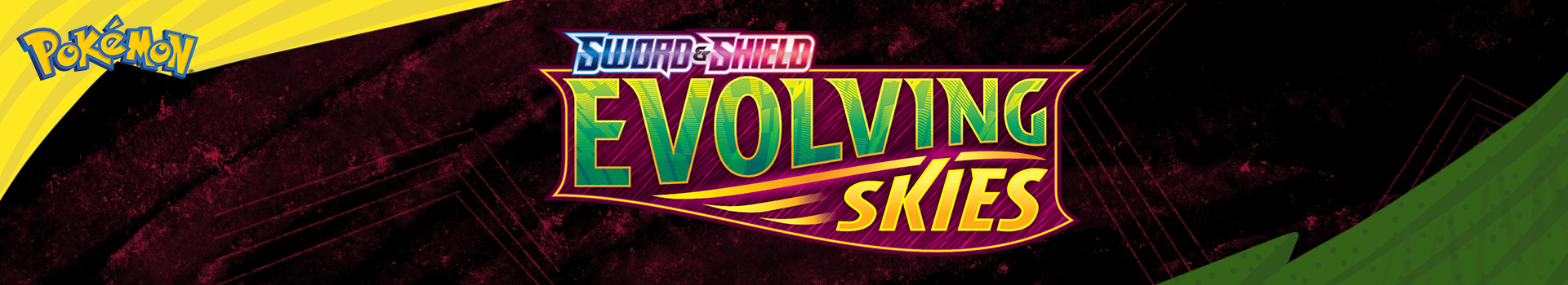 Pokemon set Evolving Skies banner