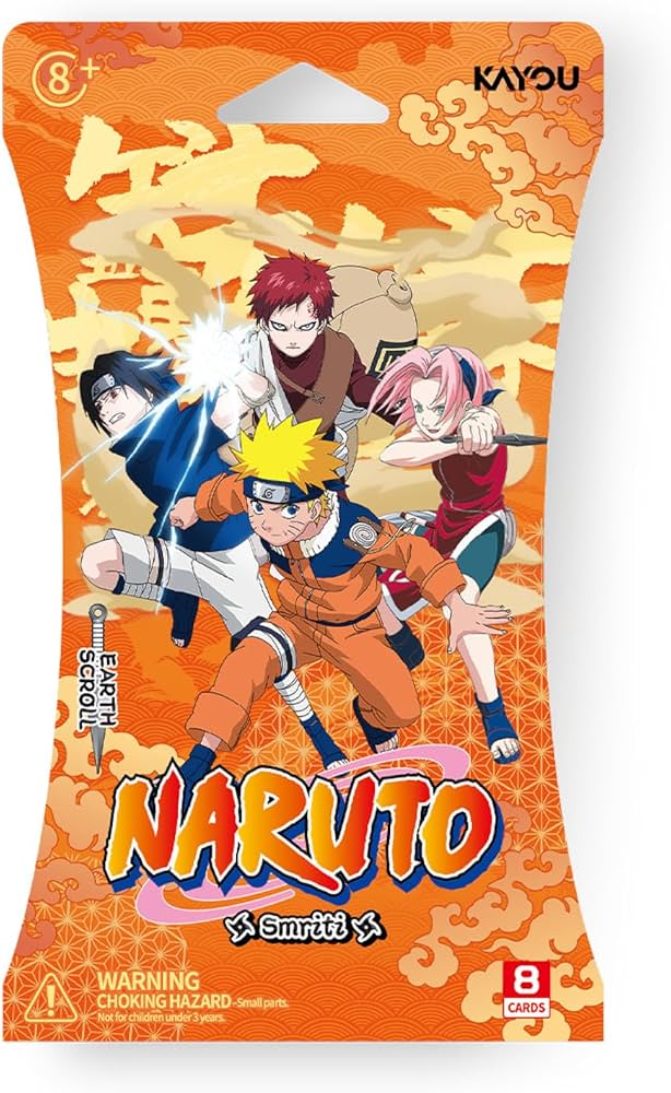 NARUTO-Smriti Collectible Cards-Earth Scroll Blister-001A - Afbeelding 2